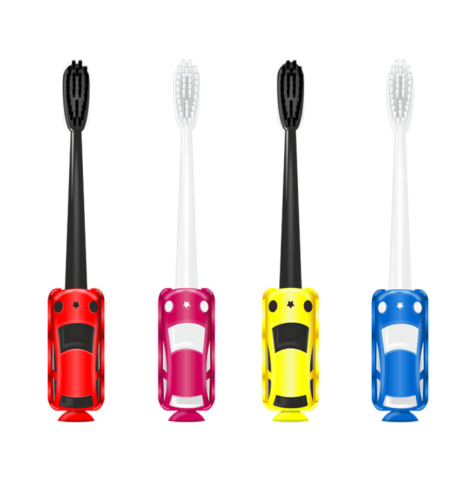 DentoShine Assorted Extra Soft Zippy Toothbrush for Kids