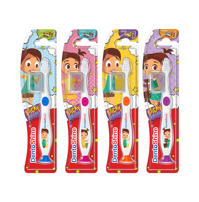 DentoShine Assorted Sticky Toothbrush for Kids