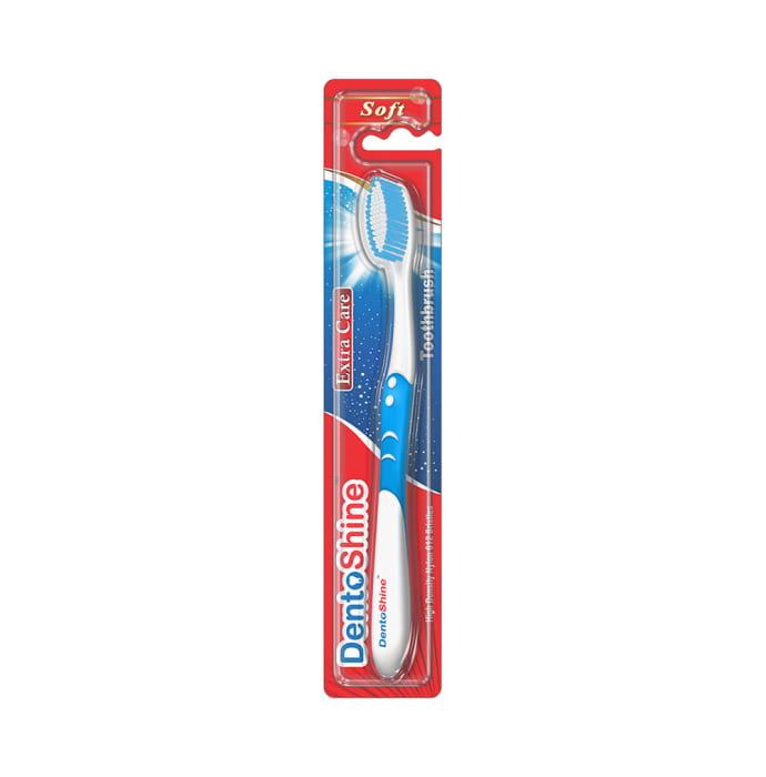 DentoShine Extra Care Soft Toothbrush Blue