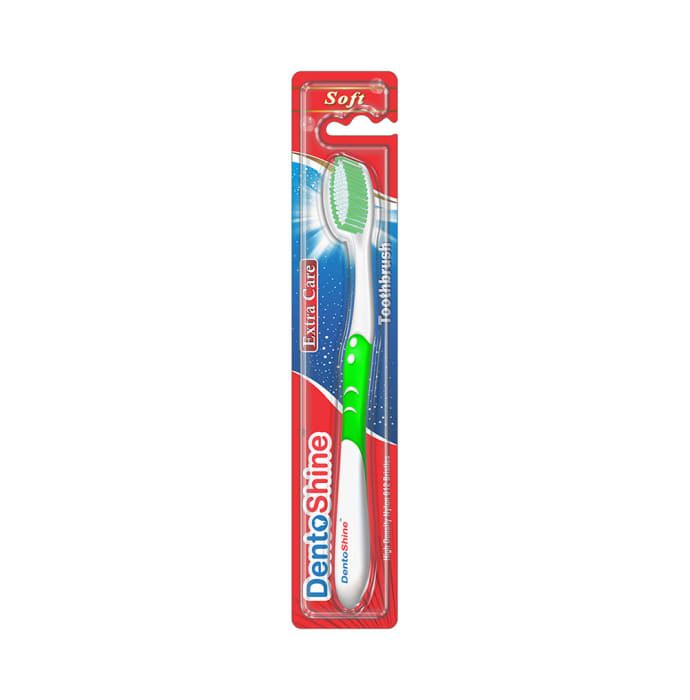 DentoShine Extra Care Soft Toothbrush Green