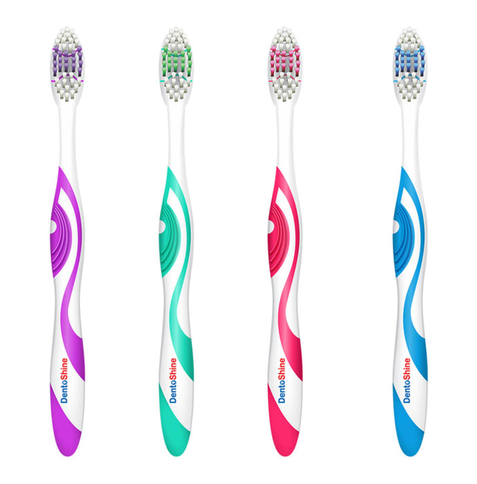 DentoShine Full Flexi Soft Toothbrush Assorted