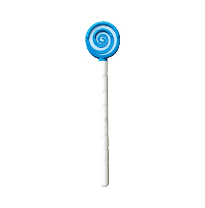 DentoShine Lollipop Tongue Cleaner for Kids Blue
