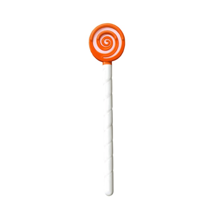 DentoShine Lollipop Tongue Cleaner for Kids Orange