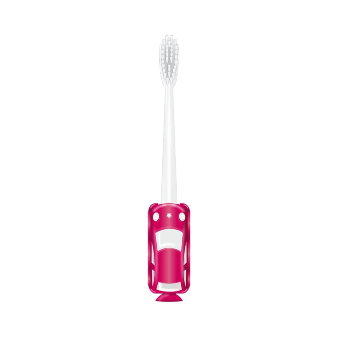 DentoShine Pink Extra Soft Zippy Toothbrush for Kids