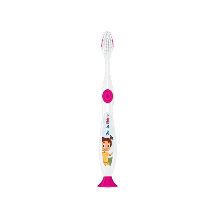 DentoShine Pink Sticky Toothbrush for Kids