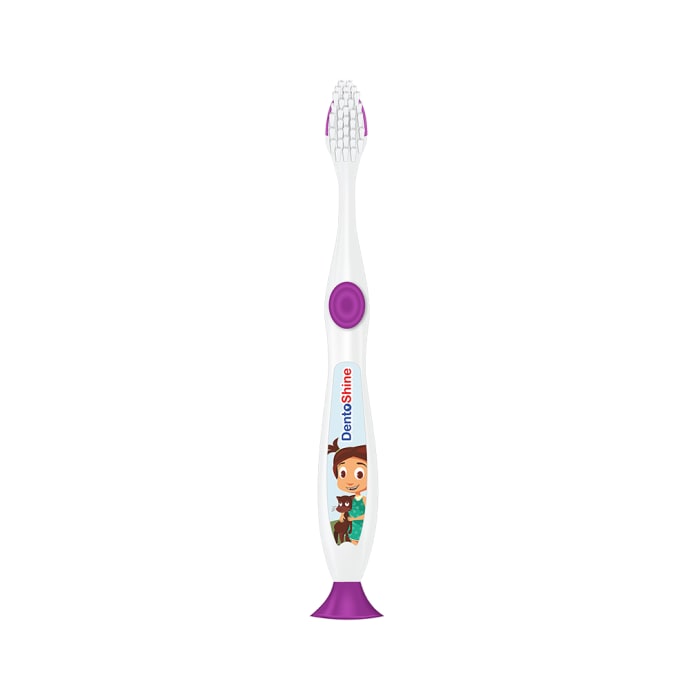 DentoShine Purple Sticky Toothbrush for Kids