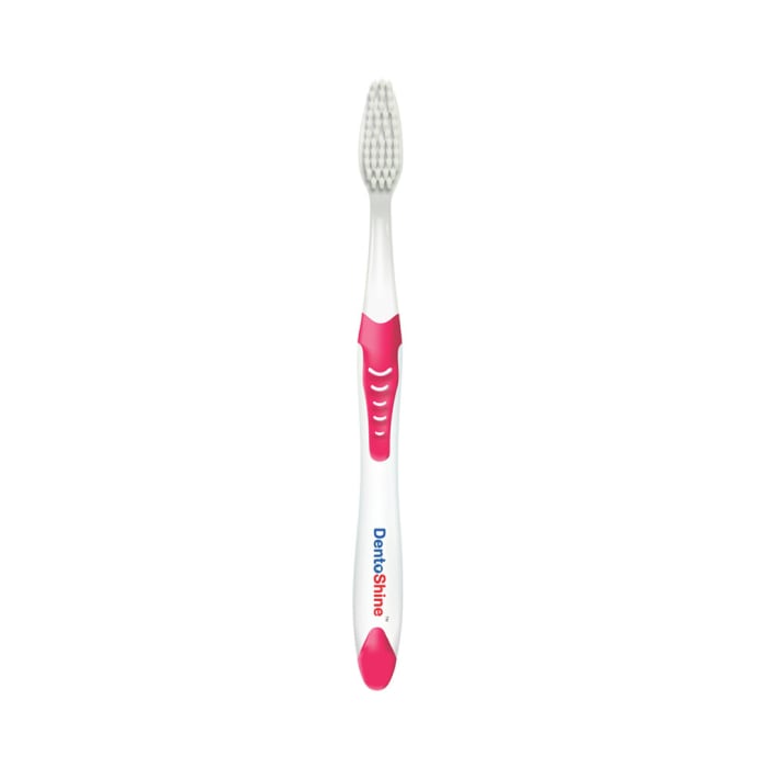 DentoShine Super Slim Soft Toothbrush Pink