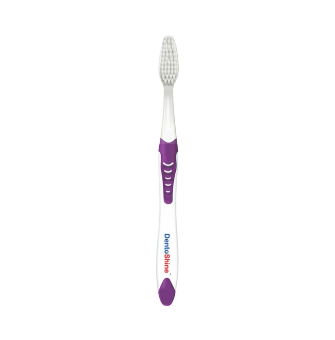 DentoShine Super Slim Soft Toothbrush Purple