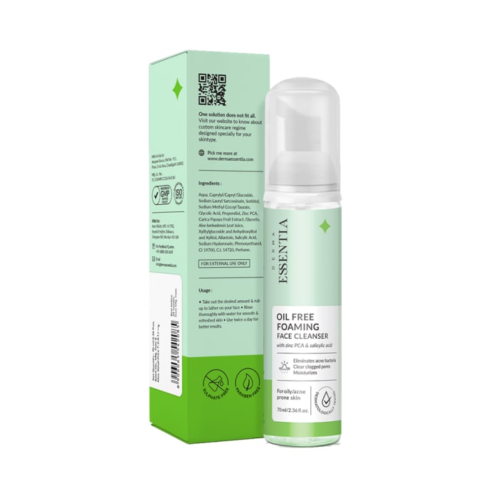 Derma Essentia Advanced Oil Free Foaming Face Cleanser (70ml)