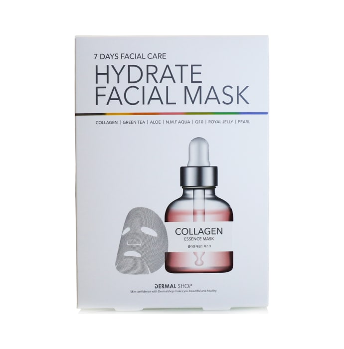 Dermal Shop Complete Skin Treatment Hydrate Facial Mask for 7 Days Care