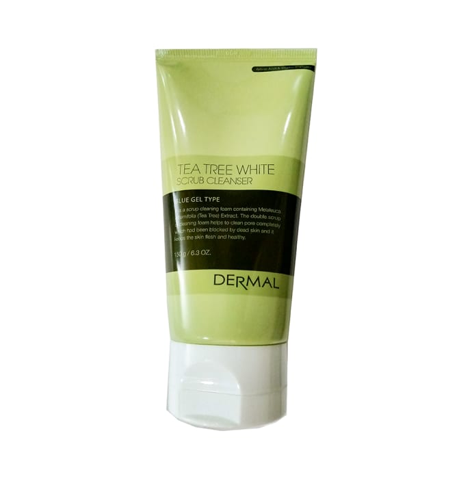 Dermal Tea Tree White Scrub Cleanser (150gm)