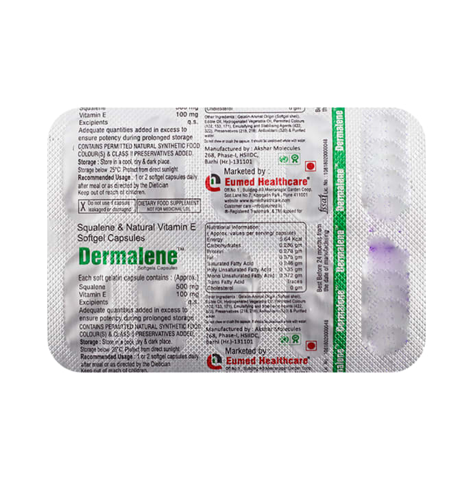 Dermalene Softgel Capsule (10'S)