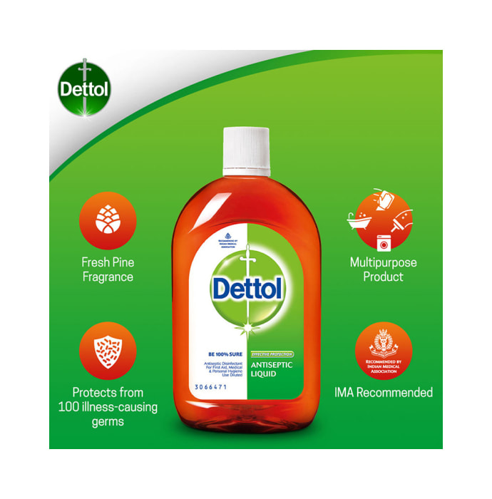 Dettol Antiseptic Liquid (60ml Each)