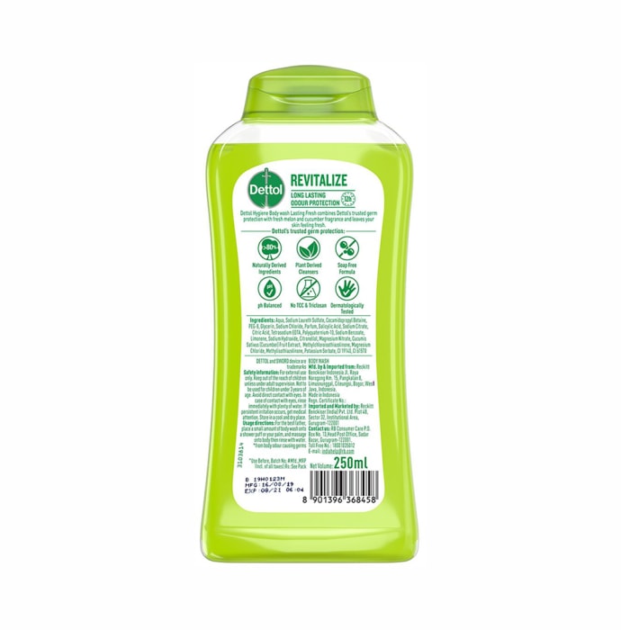 Dettol Bodywash & Shower Gel Revitalize (250ml)