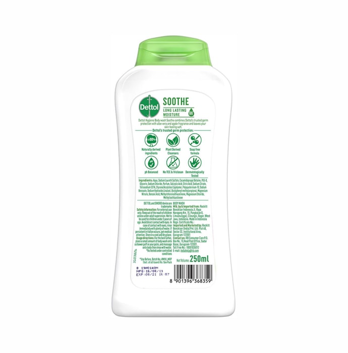 Dettol Bodywash & Shower Gel Soothe (250ml)