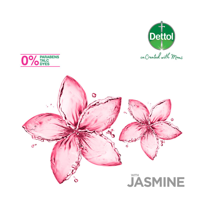 Dettol Co. Created with Moms Liquid Handwash Refill (175ml Each) with Jasmine