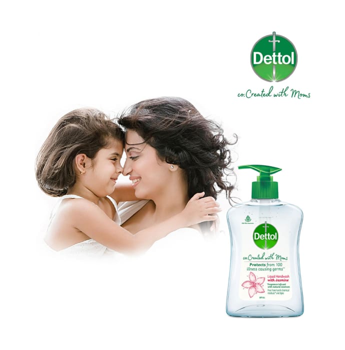 Dettol Co. Created with Moms Liquid Handwash Refill (175ml Each) with Jasmine