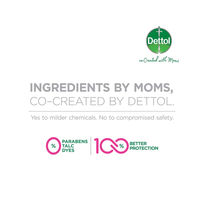 Dettol Co. Created with Moms Soap (125gm Each) with Jasmine Buy 4 Get 1 Free