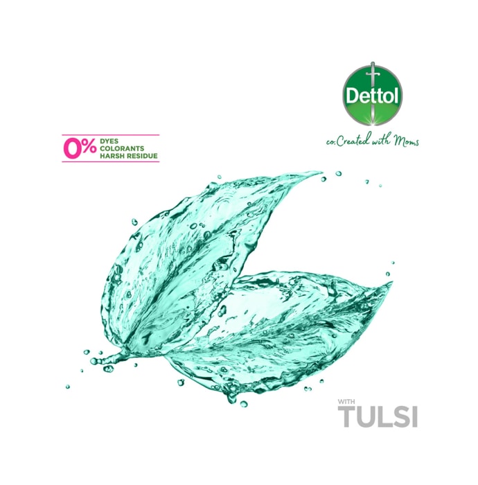 Dettol Co. Created with Moms Soap (125gm Each) with Tulsi Buy 4 Get 1 Free