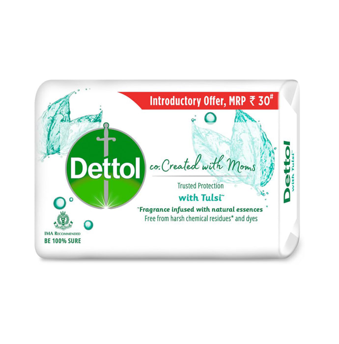 Dettol Co. Created with Moms with Tulsi Soap (75gm)