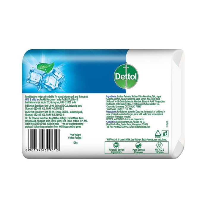 Dettol Cool Soap (125gm Each)