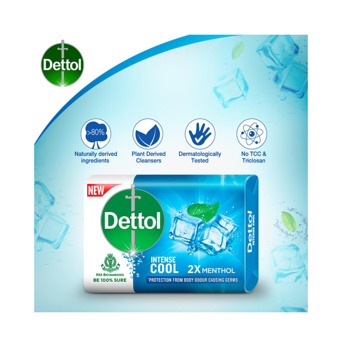 Dettol Cool Soap (125gm Each)