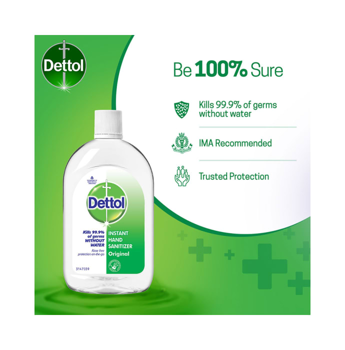 Dettol Instant Hand Sanitizer Original (200ml)