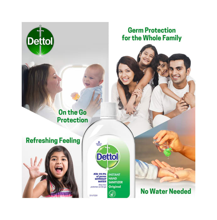 Dettol Instant Hand Sanitizer Original (200ml)