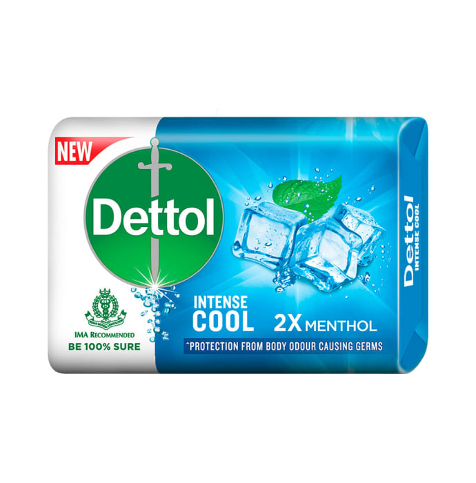 Dettol Intense Cool Soap (75gm Each)