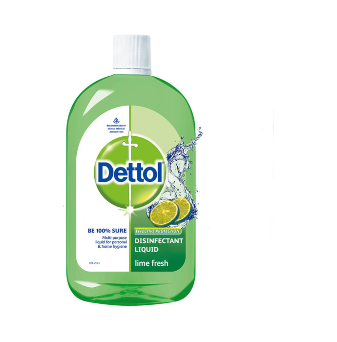 Dettol Lime Fresh Multi-Purpose Disinfectant Liquid (1Ltr)