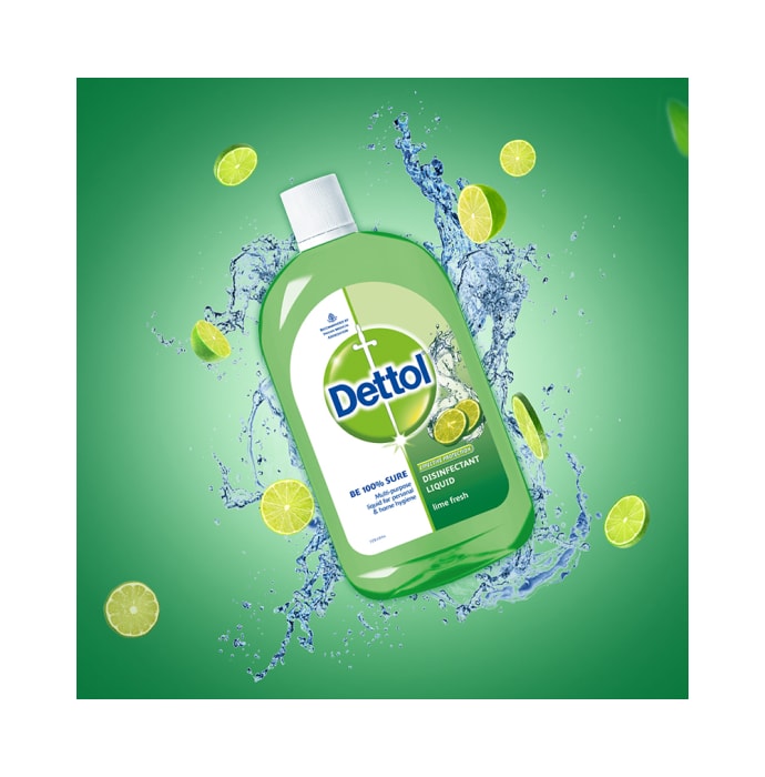 Dettol Lime Fresh Multi-Purpose Disinfectant Liquid (1Ltr)