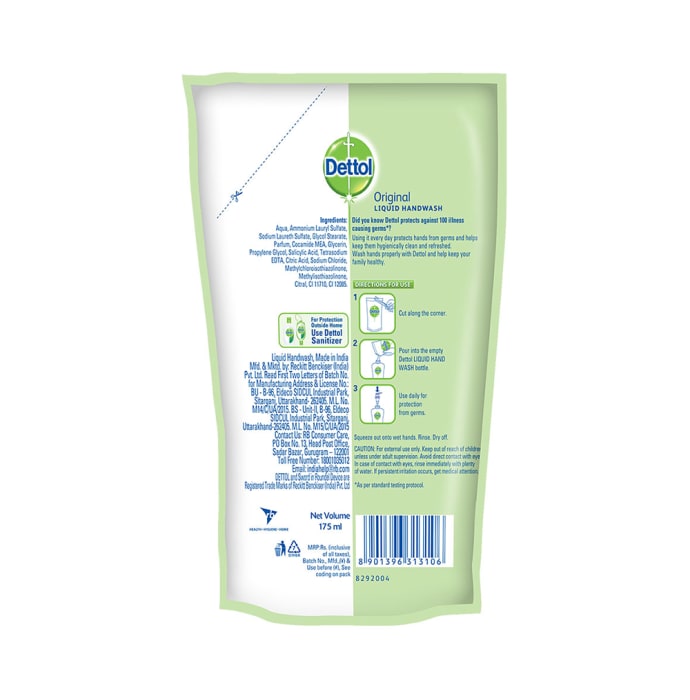 Dettol original liquid handwash refill