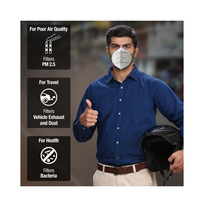 Dettol SiTi Shield Carbon Activated KN95 Air-Pollution Mask