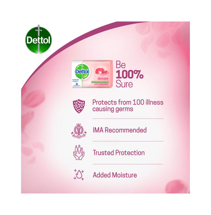 Dettol Skincare 125gm Soap (125gm)