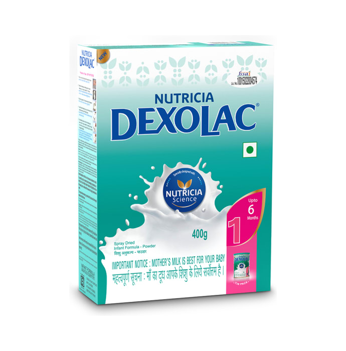 Dexolac 1 Infant Formula Refill Pack (400gm)