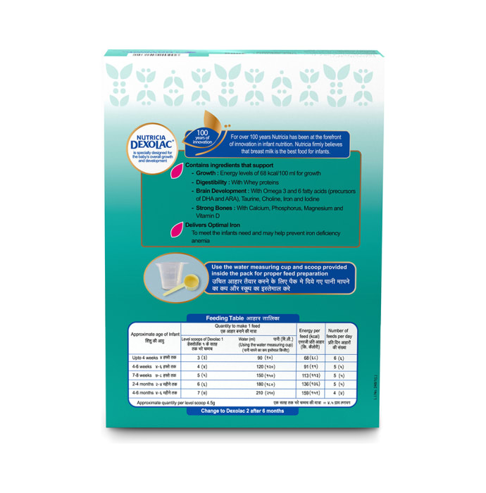 Dexolac 1 Infant Formula Refill Pack (400gm)