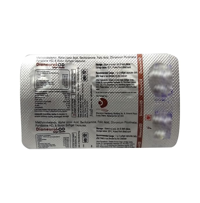 Dioneurol-OD Softgel Capsule (10'S)