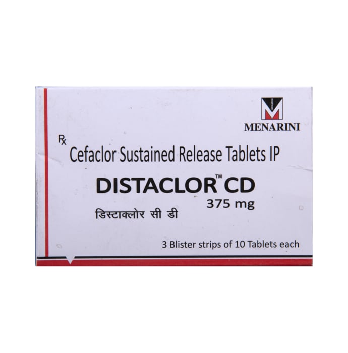 Distaclor CD 375mg Tablet SR (10'S)