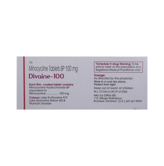 Divaine 100mg Tablet (10'S)