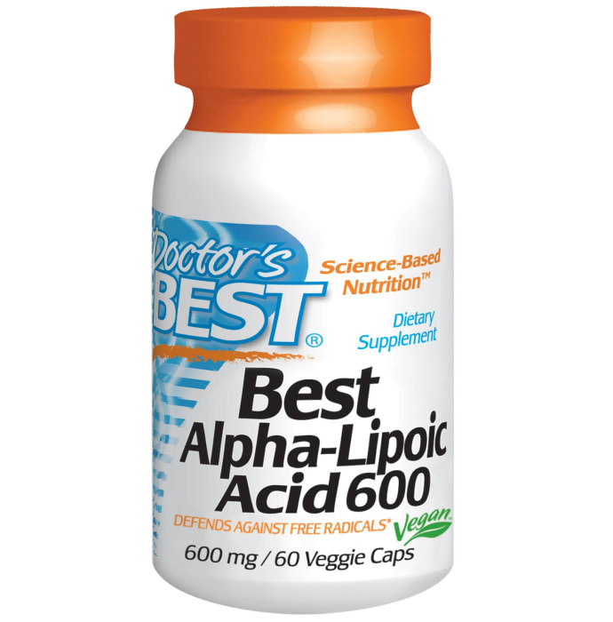 Doctor's Best Alpha-Lipoic Acid 600mg Veggie Capsule