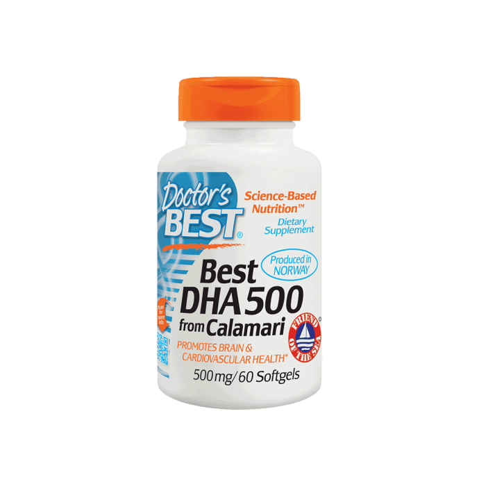 Doctor's Best DHA 500 from Calamari (180'S)