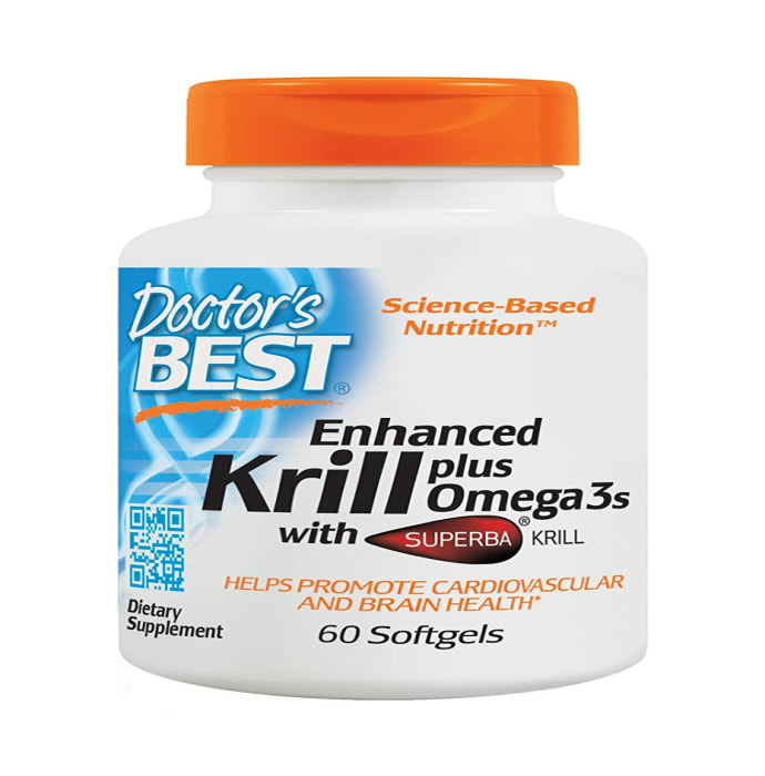 Doctor's Best Enhanced Krill Plus Omega 3s Softgels (60'S)