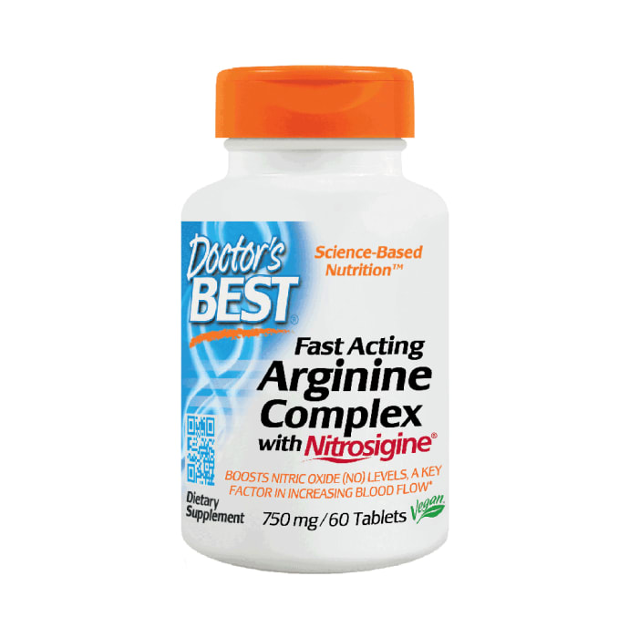 Doctor's Best Fast Acting Arginine Complex with Nitrosigine 750mg Tablet (60'S)