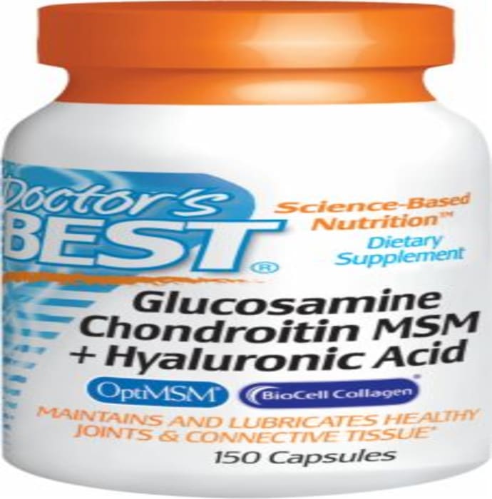 Doctor's Best Glucosamine Chondroitin MSM + Hyaluronic Acid Capsule (150'S)