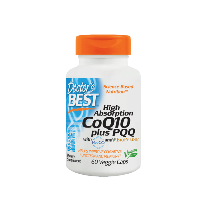 Doctor's Best High Absorption CoQ10 Plus PQQ Veggie Capsule