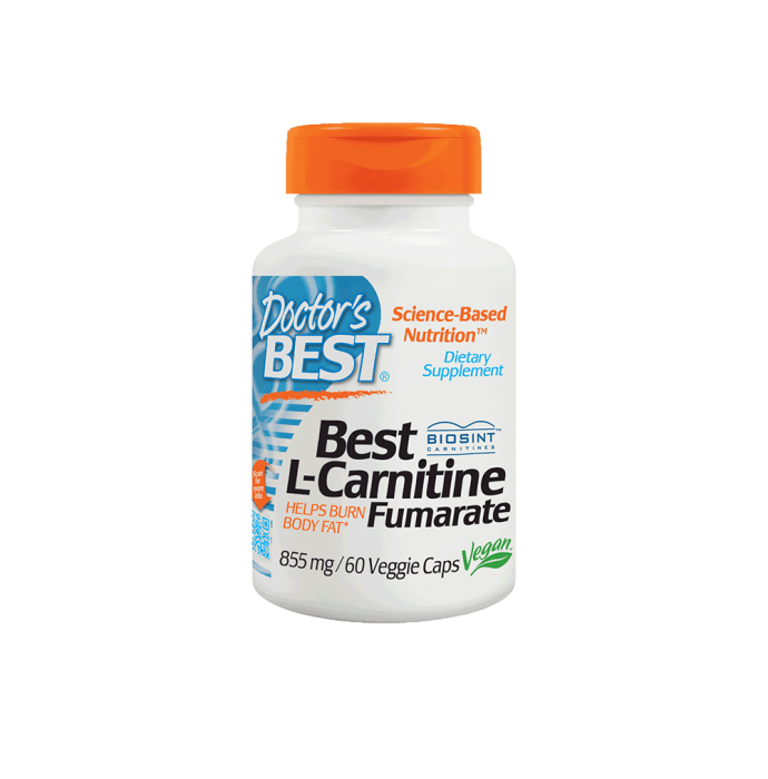 Doctor's Best L-Carnitine Fumarate 855mg Veggie Capsule