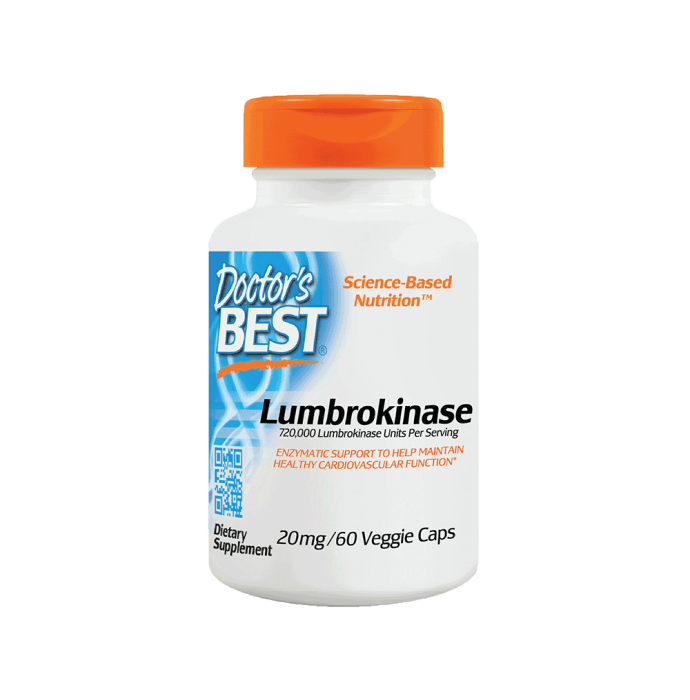 Doctor's Best Lumbrokinase 20mg Veggie Capsule