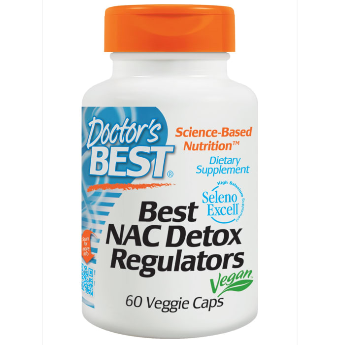 Doctor's Best NAC Detox Regulators Veggie Capsule