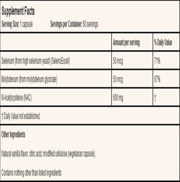 Doctor's Best NAC Detox Regulators Veggie Capsule