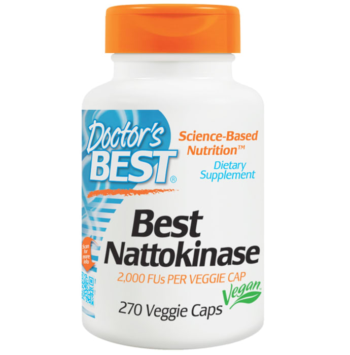 Doctor's Best Nattokinase 2000FUs Veggie Caps (270'S)